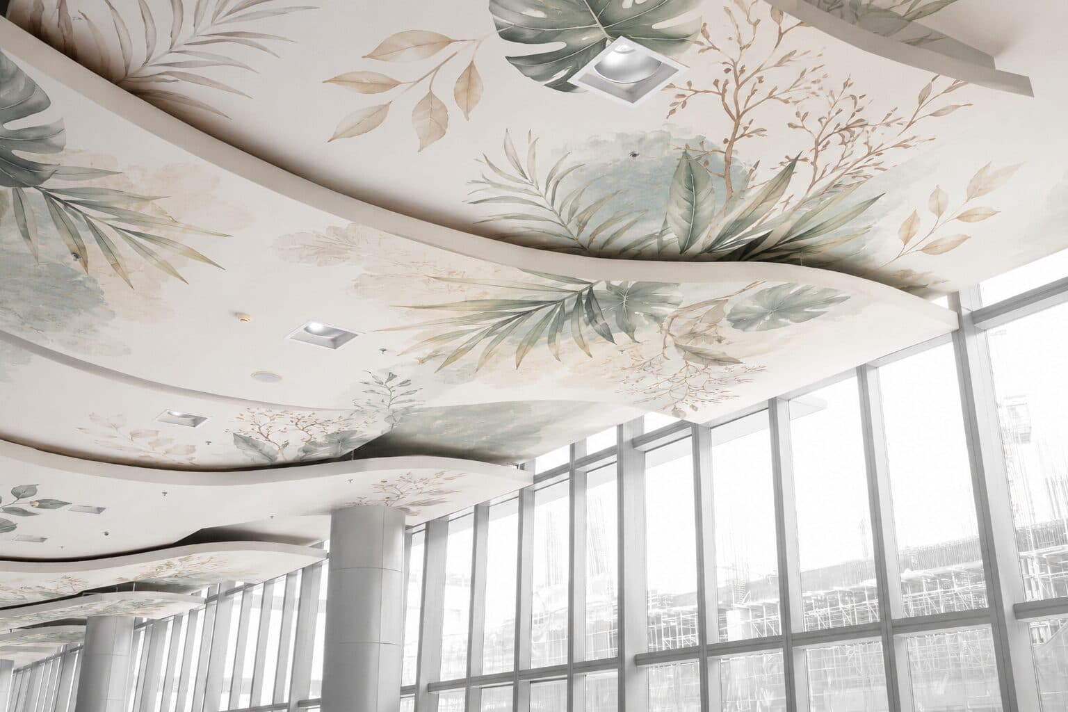 Ceiling Mural Preview after