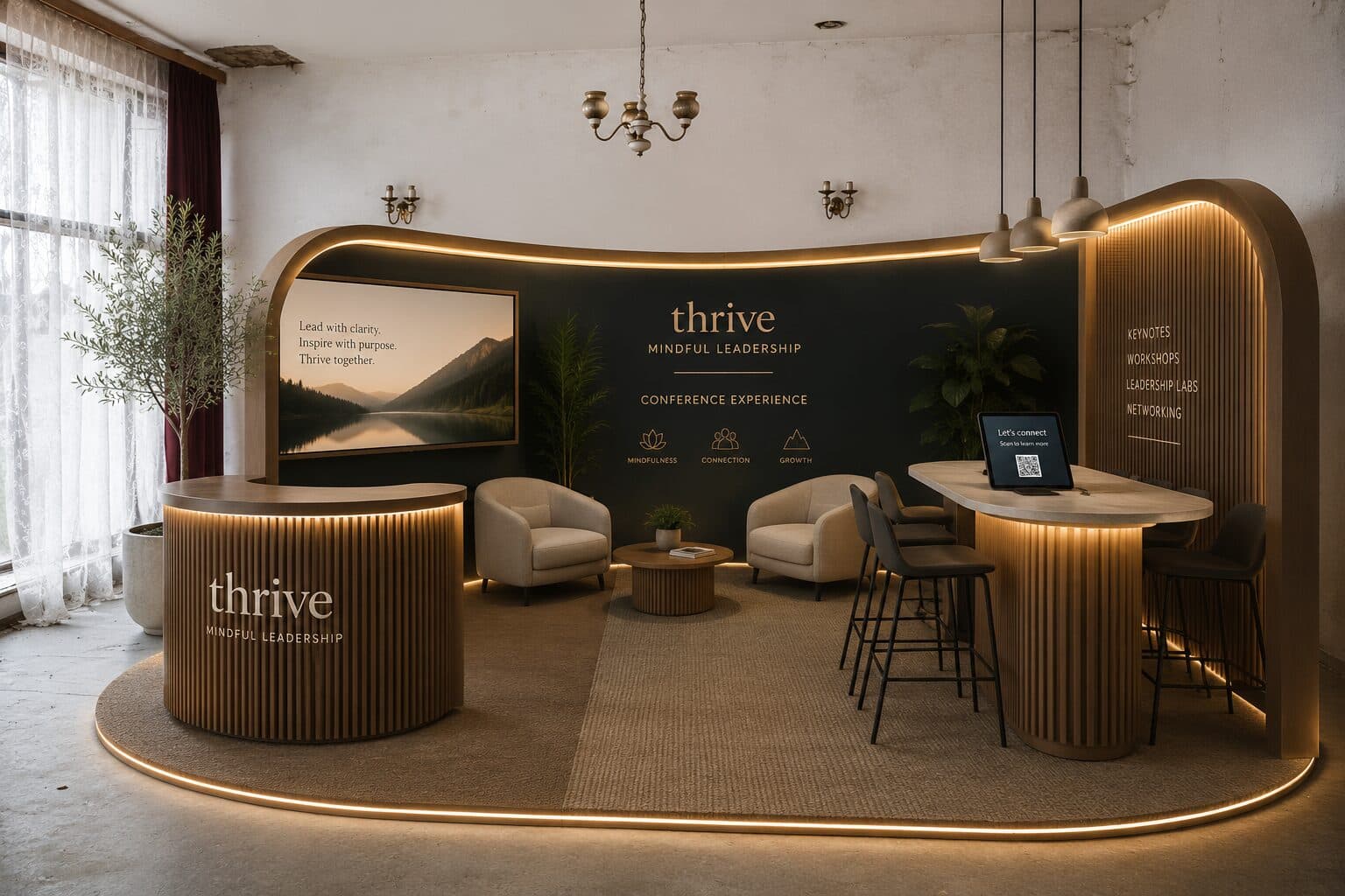 Conference Booth Preview after