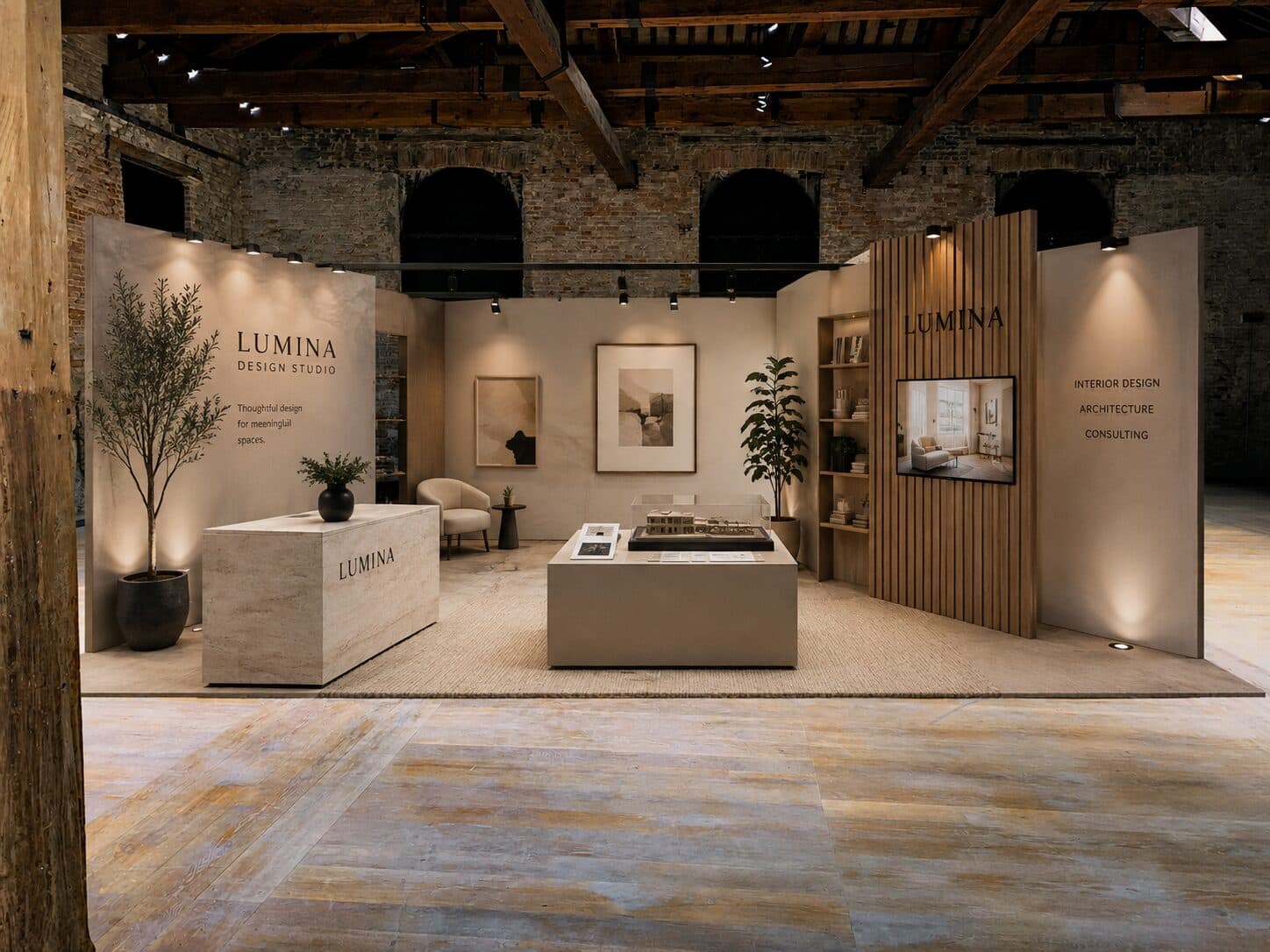 Exhibition Stand Preview after