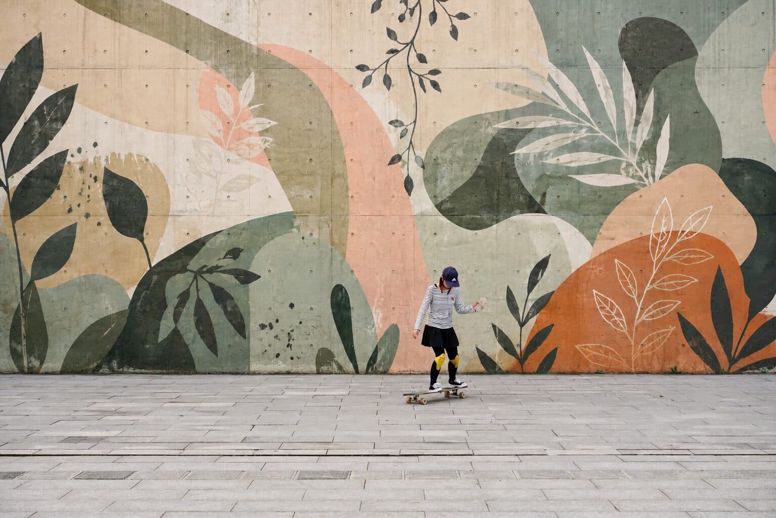 Exterior Wall Mural after