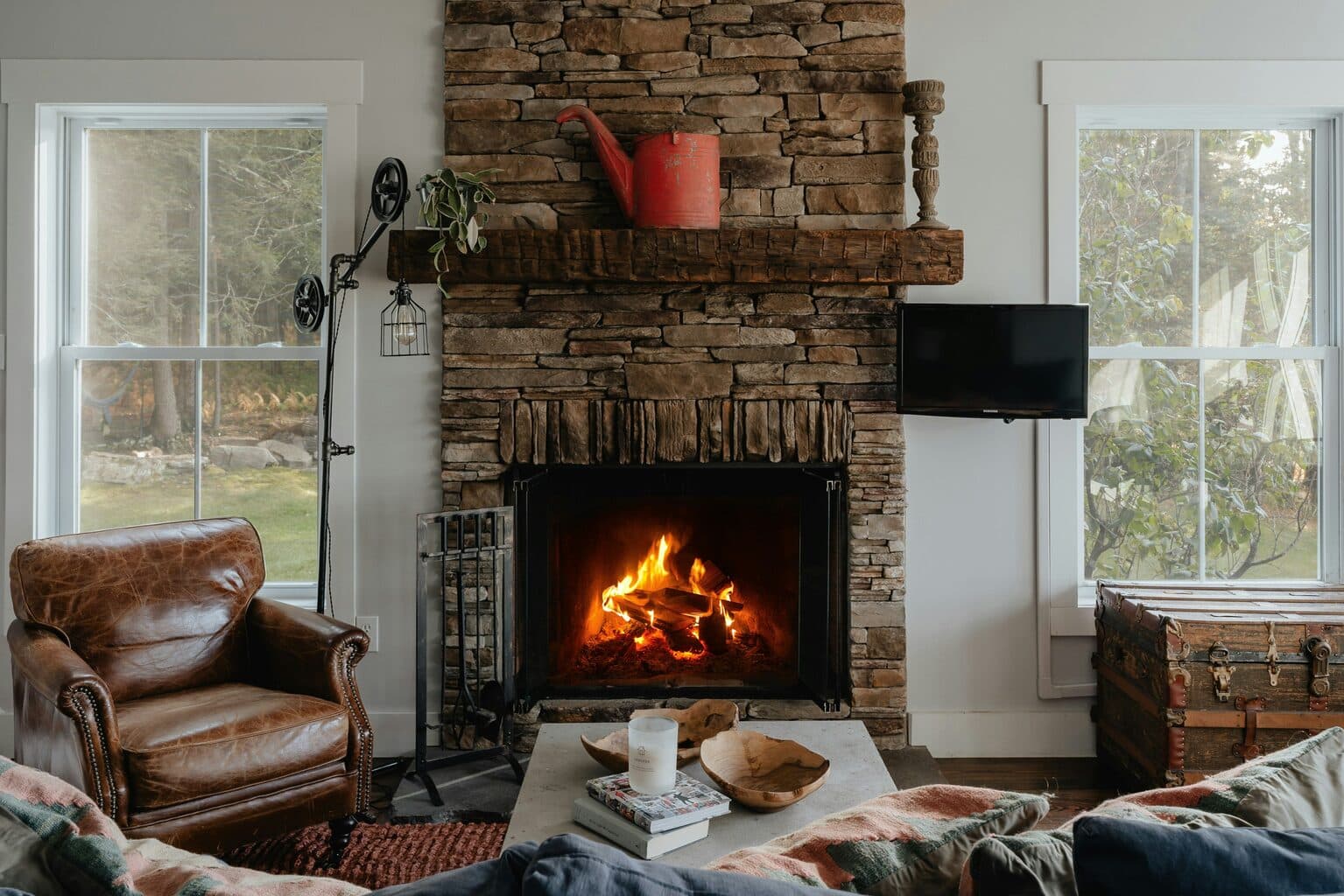 Fireplace Renovation before