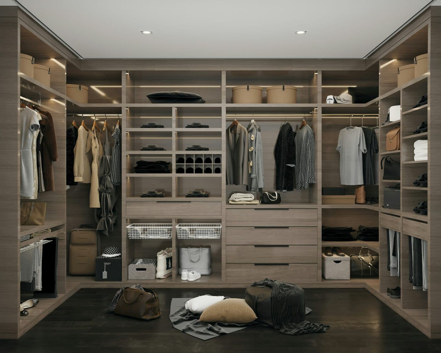 Wardrobe Makeover before